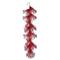 72" Red Glittered Pine Needle Christmas Garland